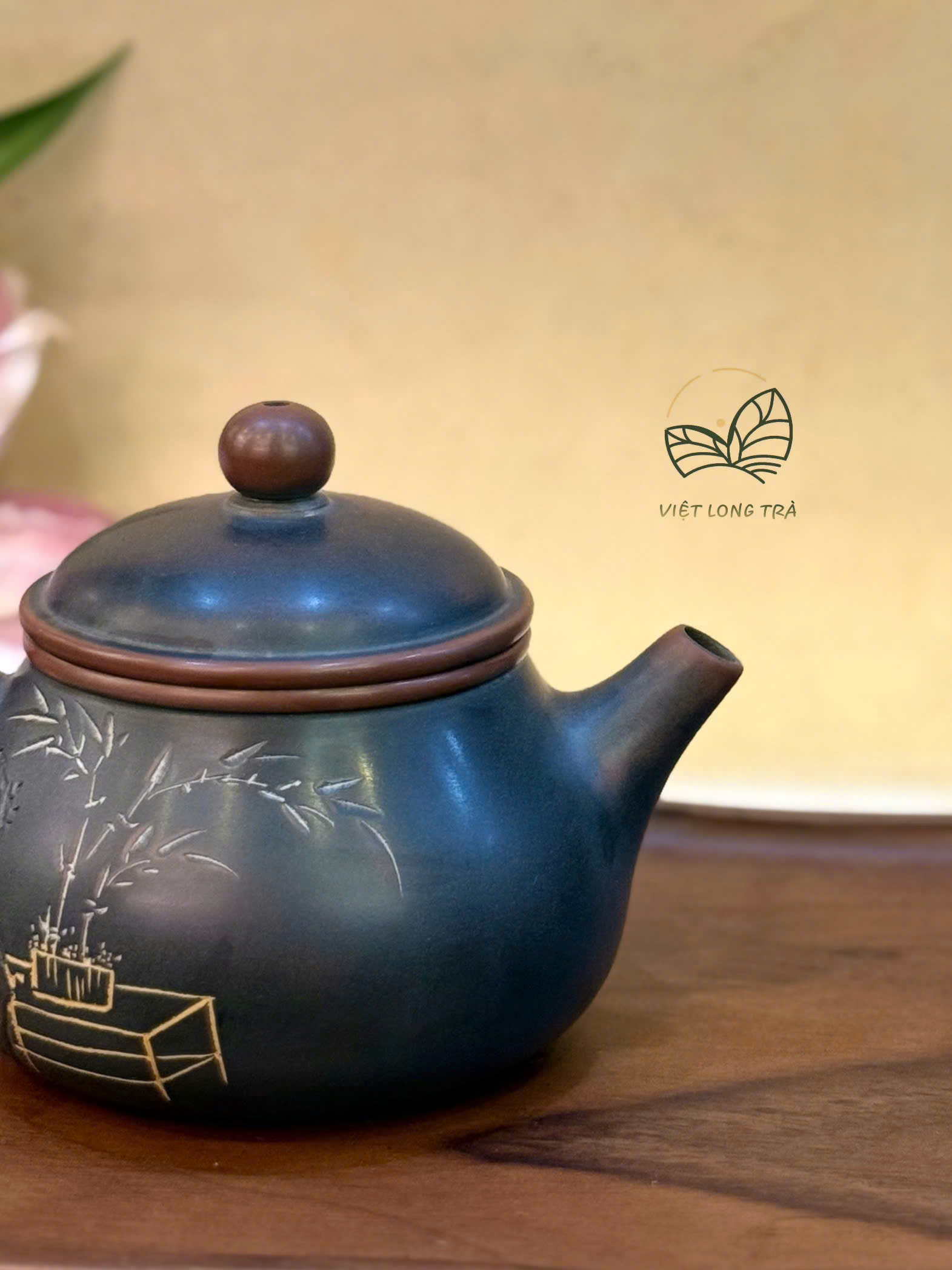 RONGTIAN ZHUJIE TEAPOT 150ML - NIXING CERAMIC - HANDMADE TEAPOT - ARTISAN HU DONGLI