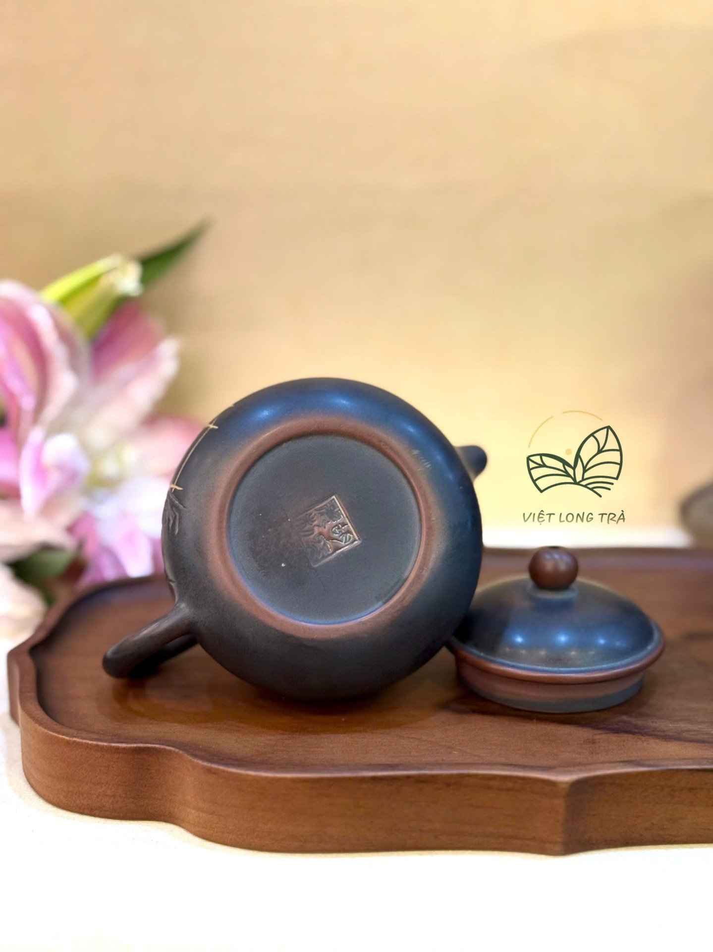 RONGTIAN ZHUJIE TEAPOT 150ML - NIXING CERAMIC - HANDMADE TEAPOT - ARTISAN HU DONGLI