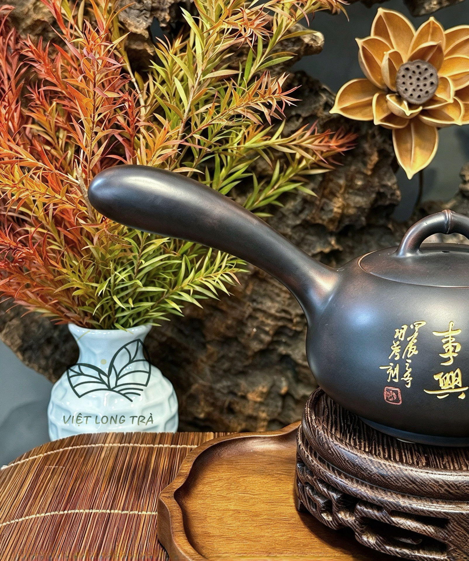 ẤM ĐƯỜNG VŨ TRÚC TIẾT GỐM NÊ HƯNG KHÂM CHÂU - DUNG TÍCH 220ML - NGHỆ NHÂN TRƯƠNG TUYẾT LỖI