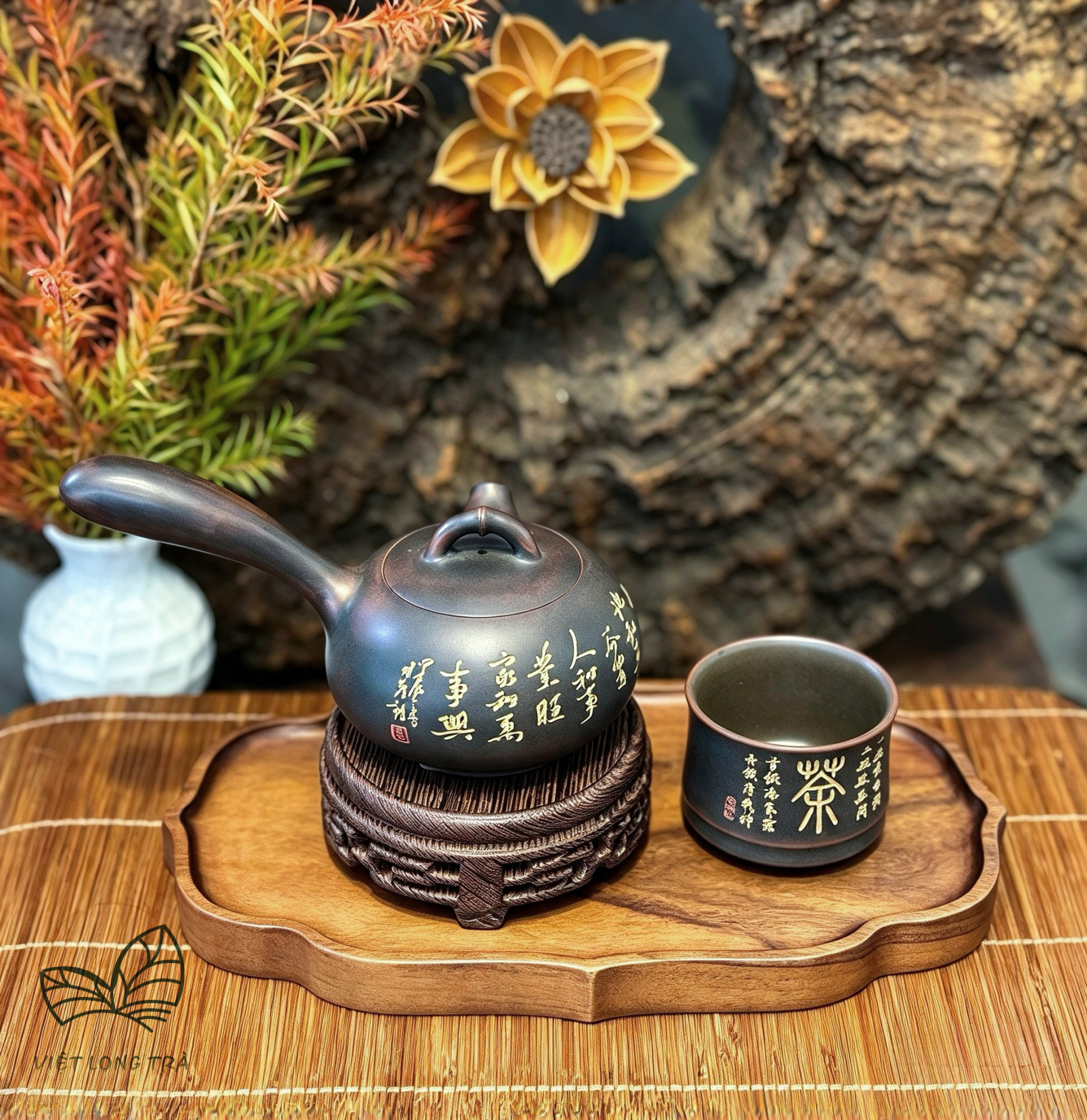 ẤM ĐƯỜNG VŨ TRÚC TIẾT GỐM NÊ HƯNG KHÂM CHÂU - DUNG TÍCH 220ML - NGHỆ NHÂN TRƯƠNG TUYẾT LỖI