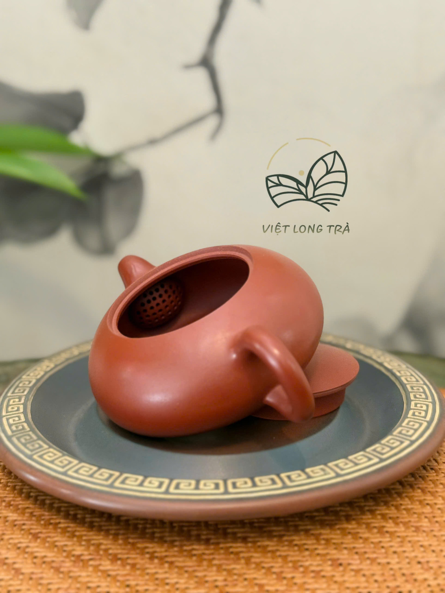 ẤM TRÀ TÂY THI DẸT - CHẤT ĐẤT ĐẠI HỒNG BÀO - DUNG TÍCH 150ML - ẤM TRÀ ĐẸP - VIỆT LONG TRÀ