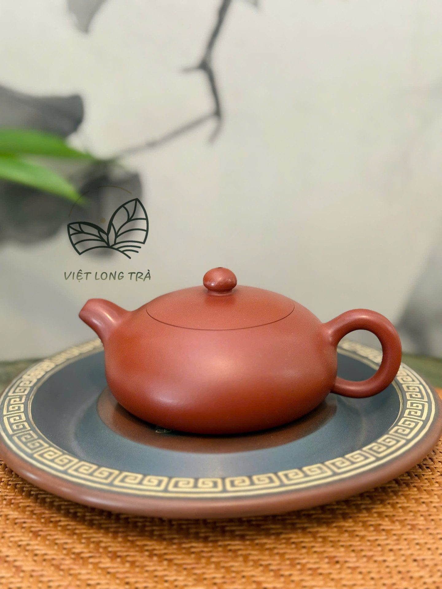 ẤM TRÀ TÂY THI DẸT - CHẤT ĐẤT ĐẠI HỒNG BÀO - DUNG TÍCH 150ML - ẤM TRÀ ĐẸP - VIỆT LONG TRÀ