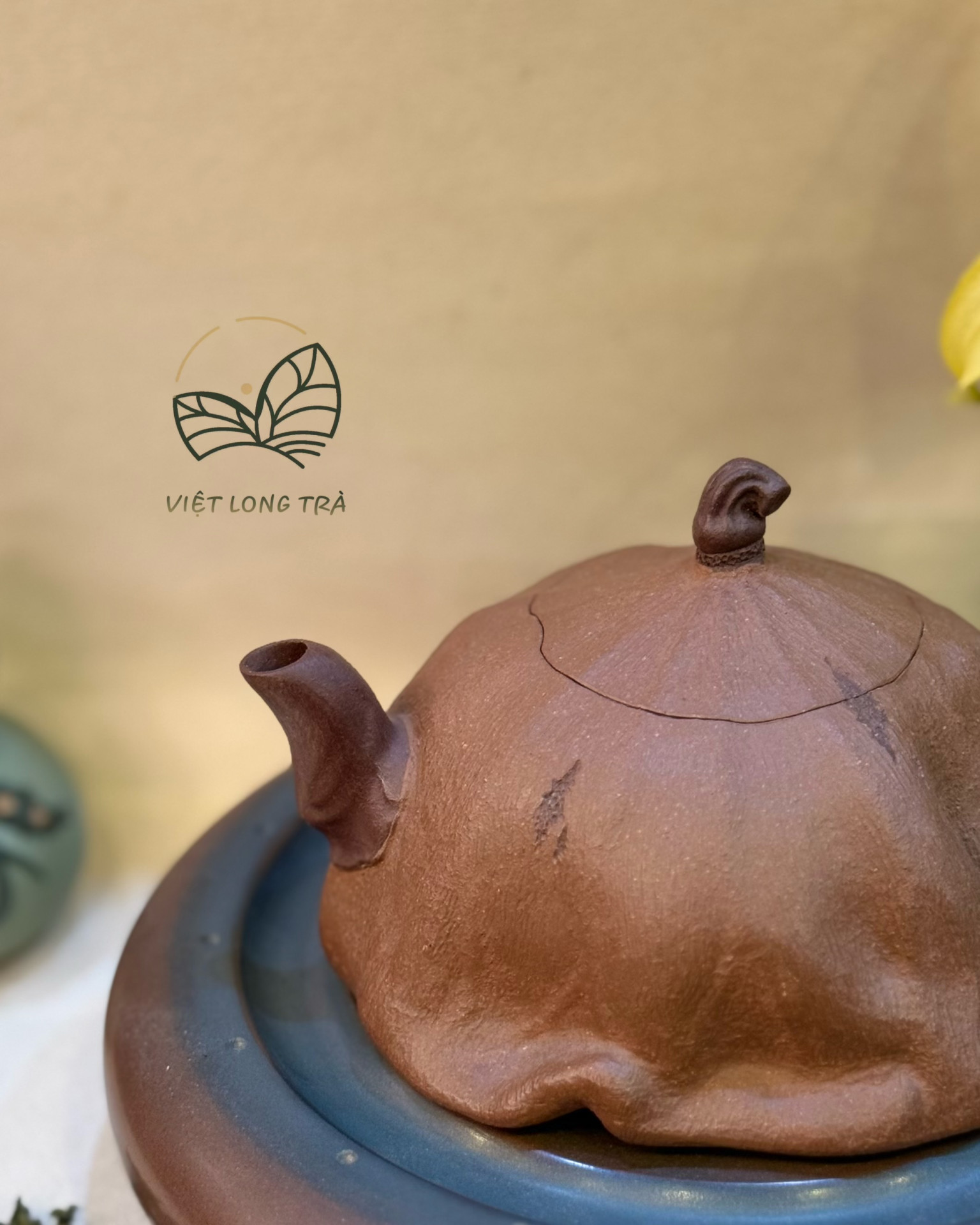 ZI SHA WARE DOUBLE LOTUS TEAPOT DUAN NI FEN JIANG CLAY 200ML - FULLY HANDMADE TEAPOT - ARTISAN DENG XILAN