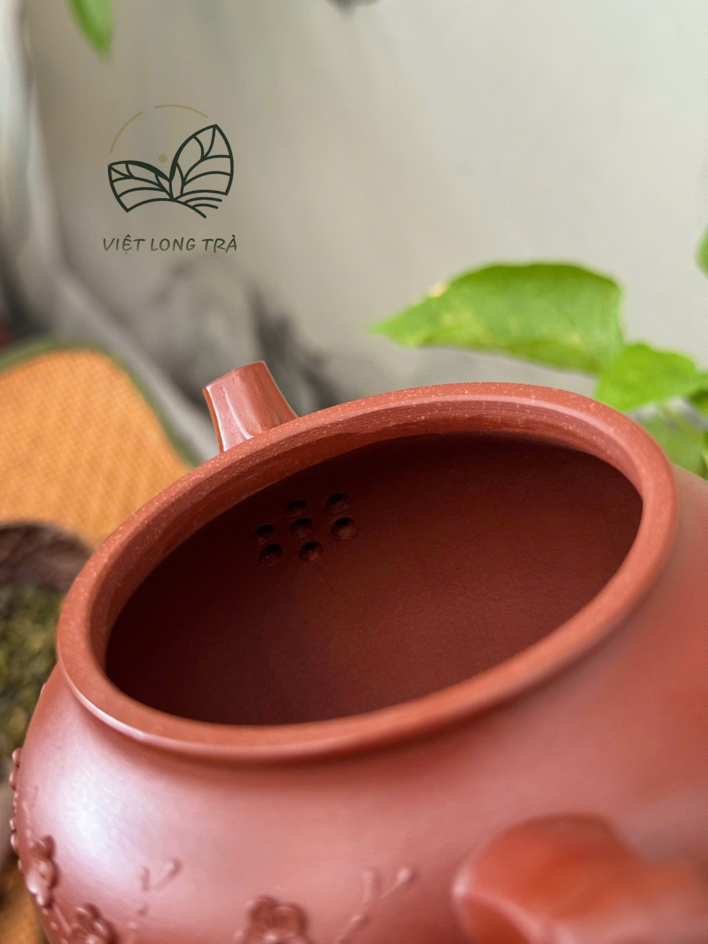 ẤM TỬ SA THANH ẢNH ĐẠI HỒNG BÀO HOA MAI - DUNG TÍCH 270ML - NGHỆ NHÂN TỪ HÀ