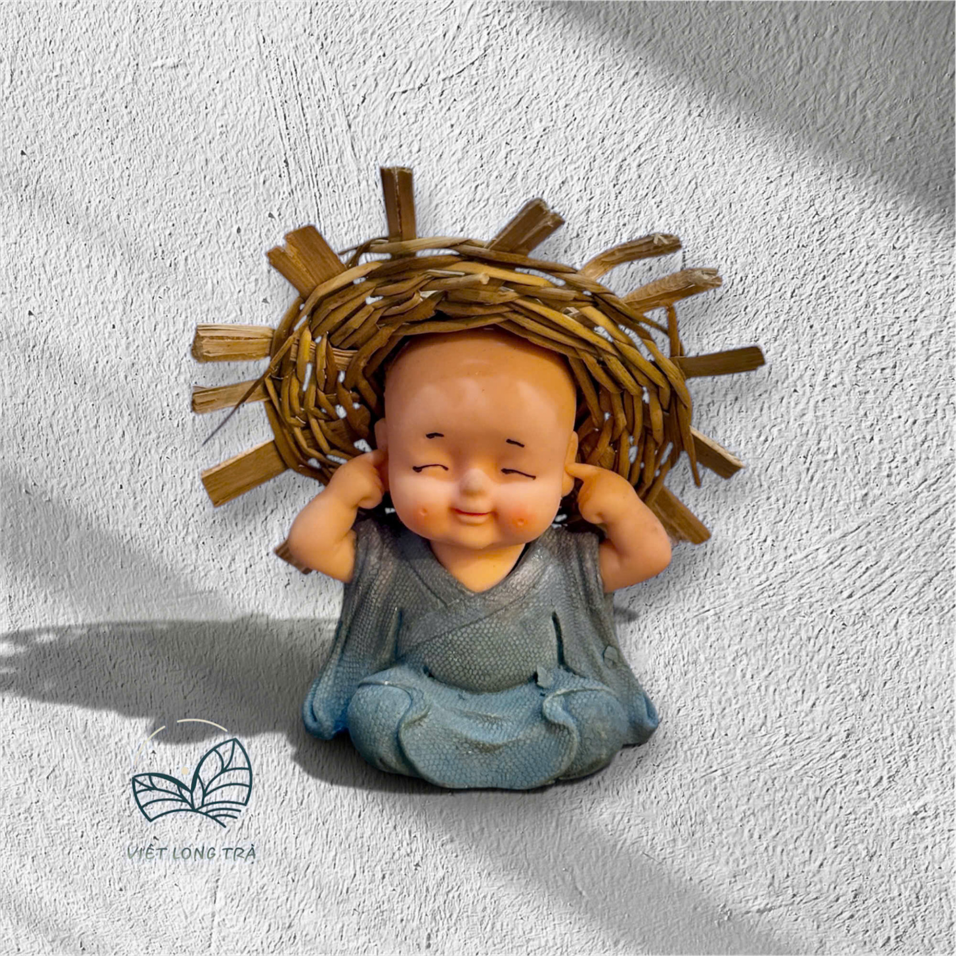 BỘ 3 CHÚ TIỂU TAM KHÔNG ĐỘI NÓN RƠM - KHÔNG NÓI - KHÔNG NGHE - KHÔNG THẤY ( CÓ BÁN LẺ )