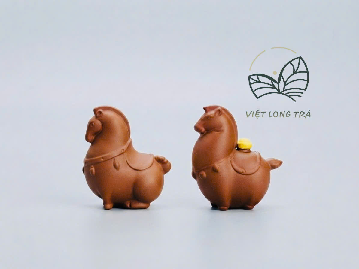 PET BÀN TRÀ NGỰA TỬ SA - THÚ CƯNG BÀN TRÀ - TRANG TRÍ PHONG THỦY