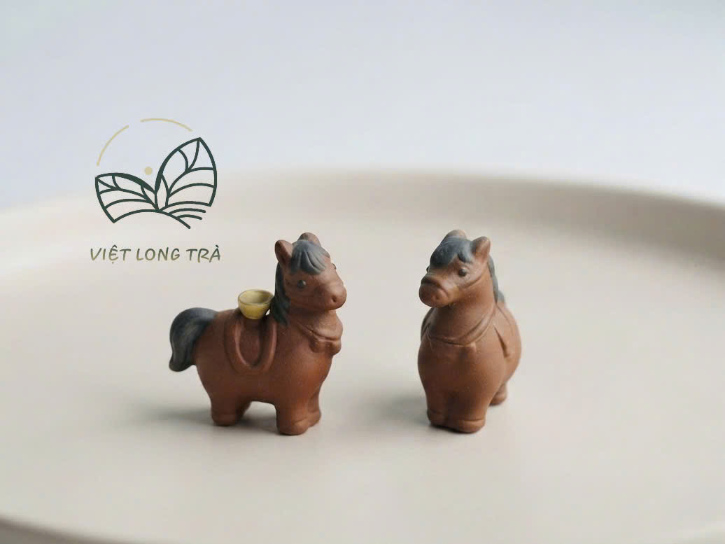 PET NGỰA MAY MẮN ĐẤT TỬ NÊ - TRANG TRÍ BÀN TRÀ PHONG THỦY