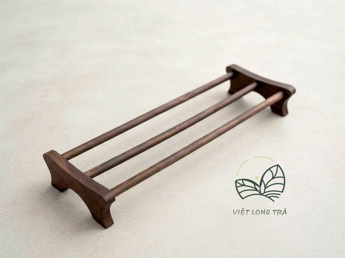 KỆ GÁC CHÉN 2 NGĂN GỖ ĐÀN HƯƠNG - GỖ CẨM LAI - PHỤ KIỆN BÀN TRÀ