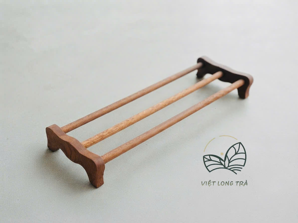 KỆ GÁC CHÉN 2 NGĂN GỖ ĐÀN HƯƠNG - GỖ CẨM LAI - PHỤ KIỆN BÀN TRÀ
