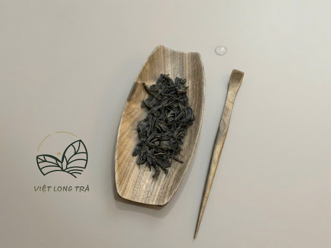 CUNG NHÃN TRÀ GỖ MUN - GỖ CẨM LAI- KÈM  - DUNG CỤ TRÀ ĐẠO ĐẸP