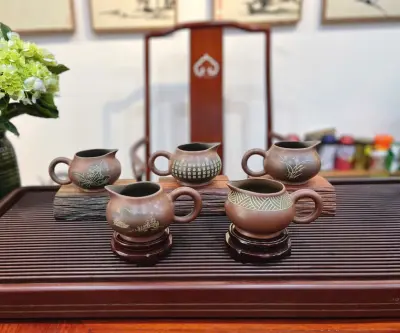 TỐNG TRÀ GỐM NÊ HƯNG KHÂM CHÂU - THỦ CÔNG - DUNG TÍCH 340Ml - TỐNG THỦ CÔNG