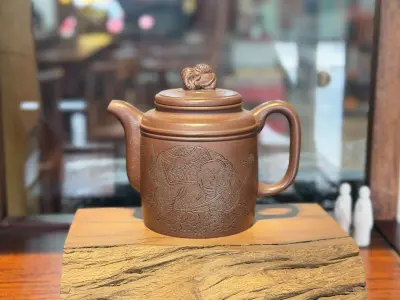 THÁI BÌNH HỮU TƯỢNG JIZHI ZINI TEAPOT - 410ML - BÀNH QUÁN HOA - BEAUTIFUL TEAPOT