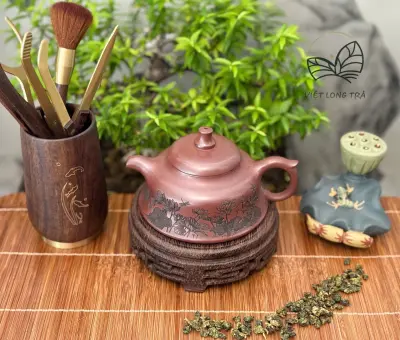 ZISHA PAOGUA TEAPOT IN ZINI CLAY - CAPACITY 170ML - ARTISAN LIU TAO