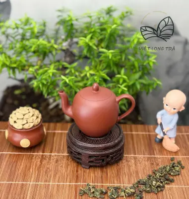 ZISHA MEIRENJIAN TEAPOT IN DA HONG PAO CLAY - CAPACITY 120ML - ARTISAN MINGYUAN SHUDIAN