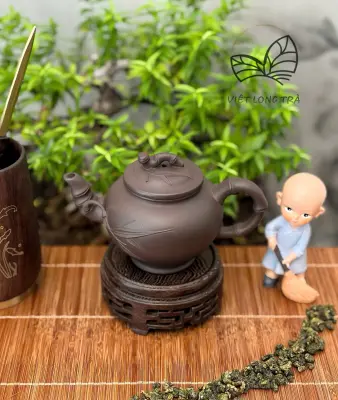 ZISHA CHANGQING TEAPOT IN ZINI CLAY - CAPACITY 150ML - SINGLE-SERVING BAOCHUN POT