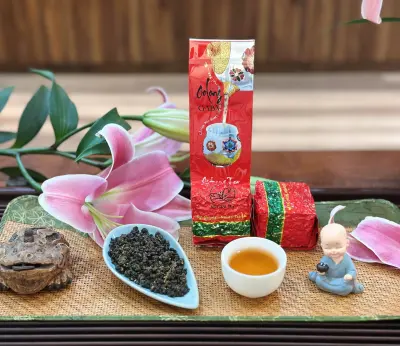 GABA OOLONG TEA - GOOD FOR SLEEP AND THE DIGESTIVE SYSTEM - ORGANIC TEA - 100G