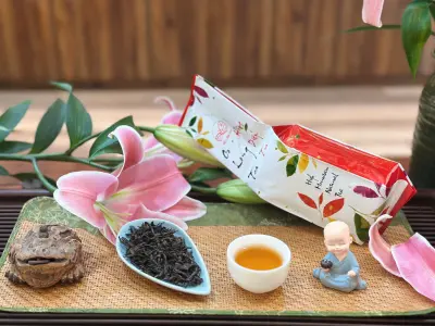 Красный улун — красный листовой чай — успокаивающий чай — чай для красоты кожи — органический чай — 100 г