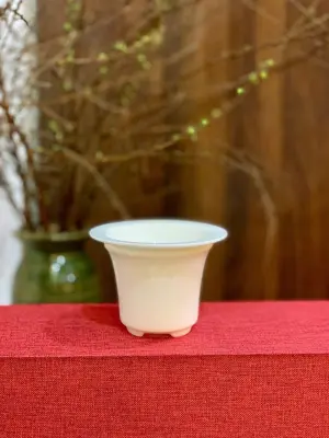 LỌC SỨ TRẮNG THANH HOA - LƯỚI LỌC VẢI - DỤNG CỤ TRÀ ĐẠO ĐẸP