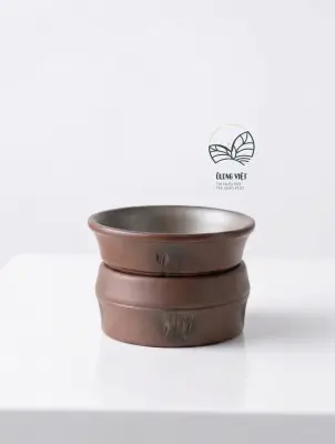 BỘ LỌC TRÀ GỐM NÊ HƯNG KHÂM CHÂU - HỌA TIẾT ĐỐT TRÚC - LÀM THỦ CÔNG