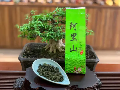 ALISHAN TEA 100G — TAIWANESE TEA — RICH FLAVOUR AND AROMA — GOOD FOR DIGESTION — ORGANIC TEA