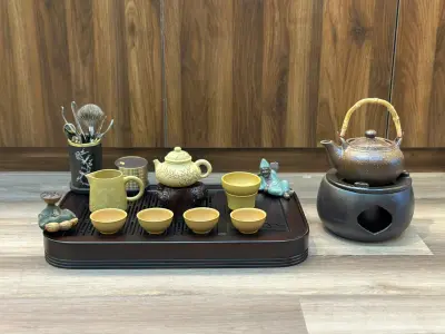 PANHU DUANNI TEAPOT AND CUP SET - 220ML CAPACITY - ELEGANT GIFT BOX INCLUDED