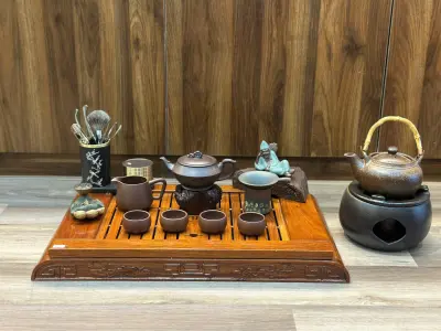 HANTIAN ZINI TEAPOT AND CUP SET - 330ML CAPACITY - ELEGANT GIFT BOX INCLUDED