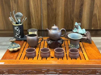 JULUN ZINI TEAPOT AND CUP SET - 250ML CAPACITY - ELEGANT GIFT BOX INCLUDED