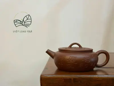 ẤM TỬ SA KÍNH NGÕA ĐẠI HỒNG BÀO - NGHỆ NHÂN LONG HY - 185ML