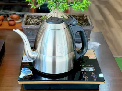 KAMJOVE F7 ELECTRIC TEA-BREWING WATER BOILER SET - AUTOMATIC WATER PUMP - 304 STAINLESS STEEL