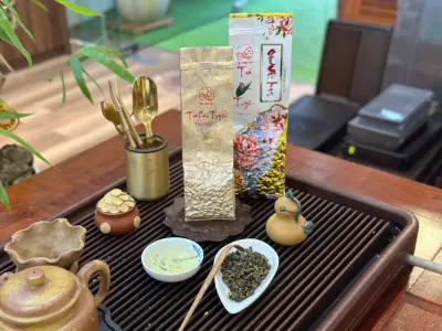 JIN XUAN OOLONG TEA PREMIUM GRADE - LINGERING FLAVOR - ORGANIC TEA - 100G